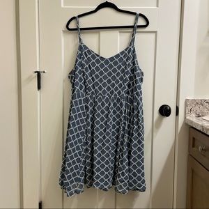 Blue Torrid Patterned Dress